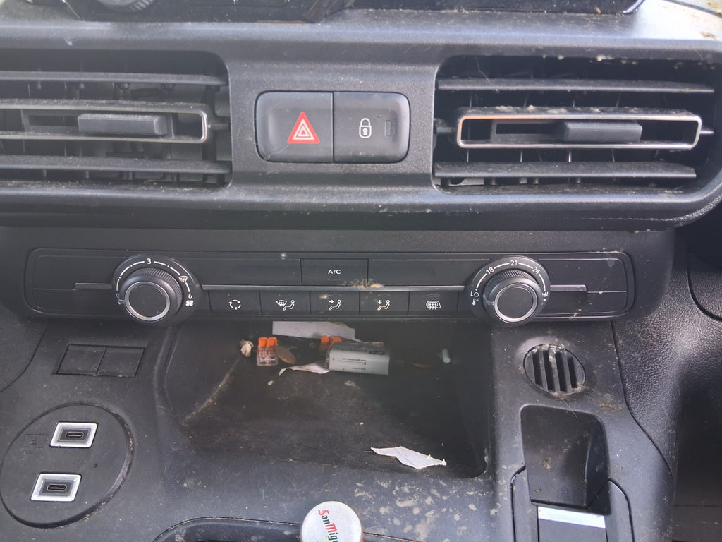 2024 CITROEN BERLINGO MK3 K9 AC HEATER CLIMATE CONTROL SWITCH PANEL