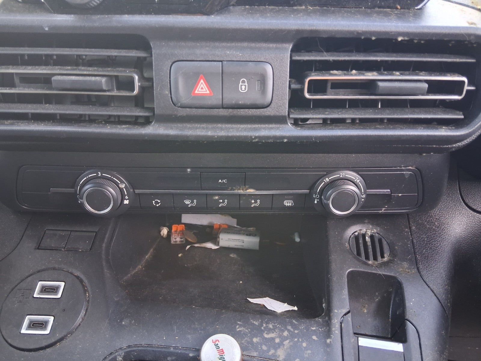 2024 CITROEN BERLINGO MK3 K9 AC HEATER CLIMATE CONTROL SWITCH PANEL