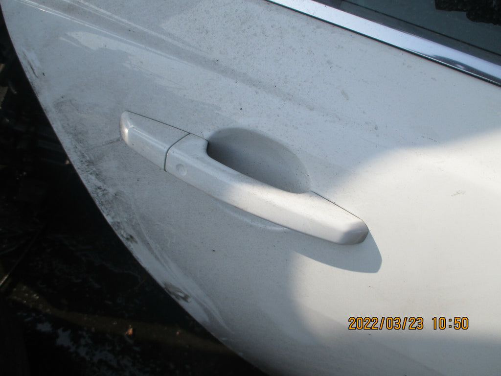 JAGUAR XE 2019 OSR DRIVER SIDE REAR DOOR EXTERIOR DOOR HANDLE WHITE