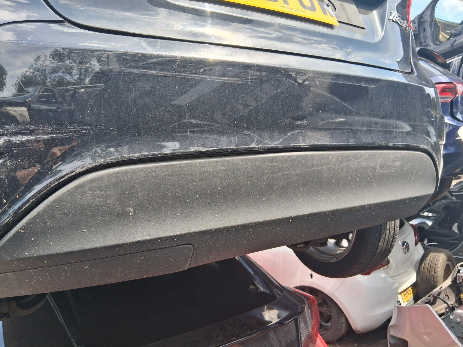 2012 FORD FIESTA ZETEC MK7 5 DOOR COMPLETE REAR BUMPER