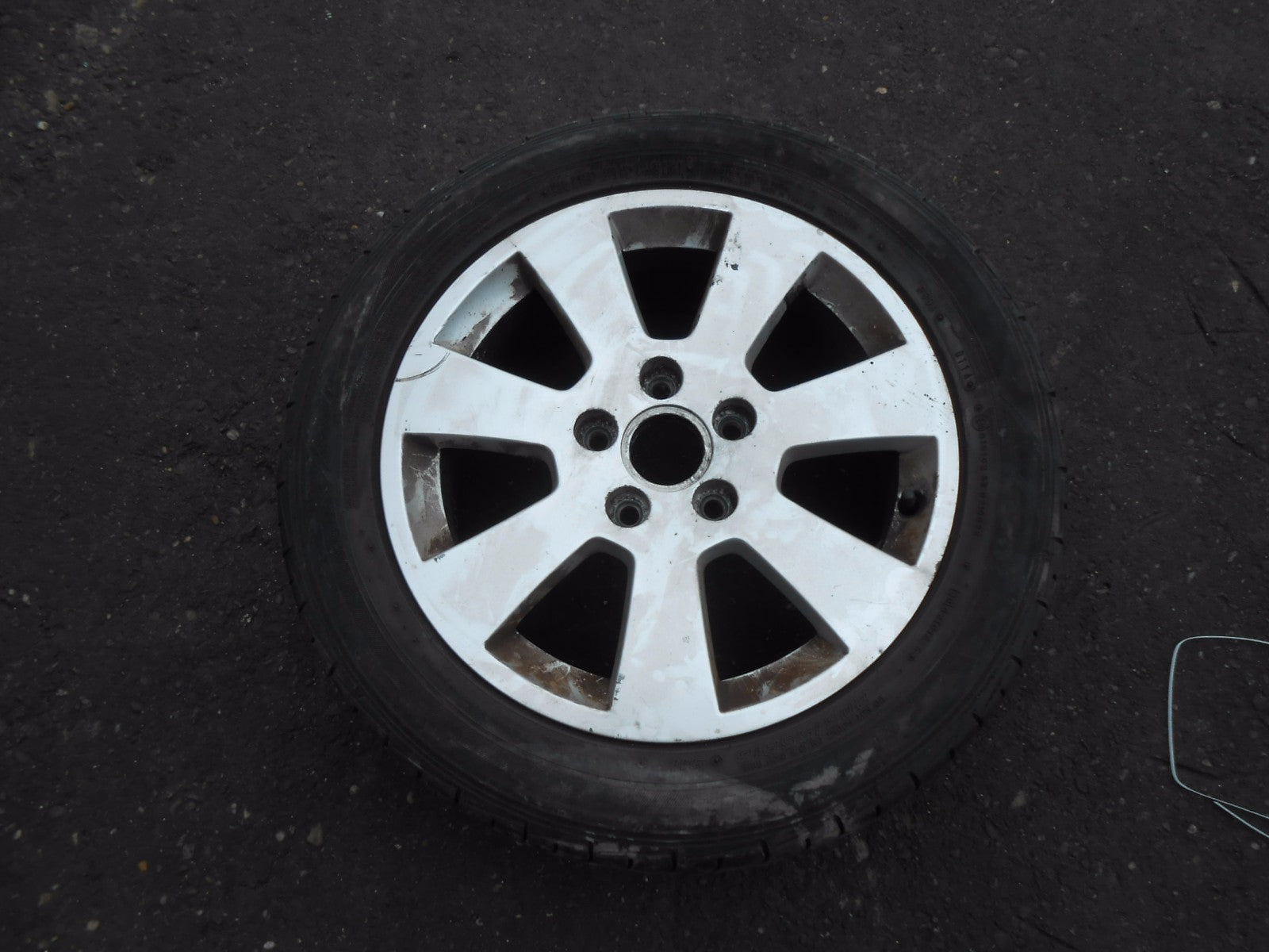 AUDI A3 8P (MK2) 2007 ALUMINIUM ALLOY WHEEL RIM 5X112 8P0601025A 205/55 R16