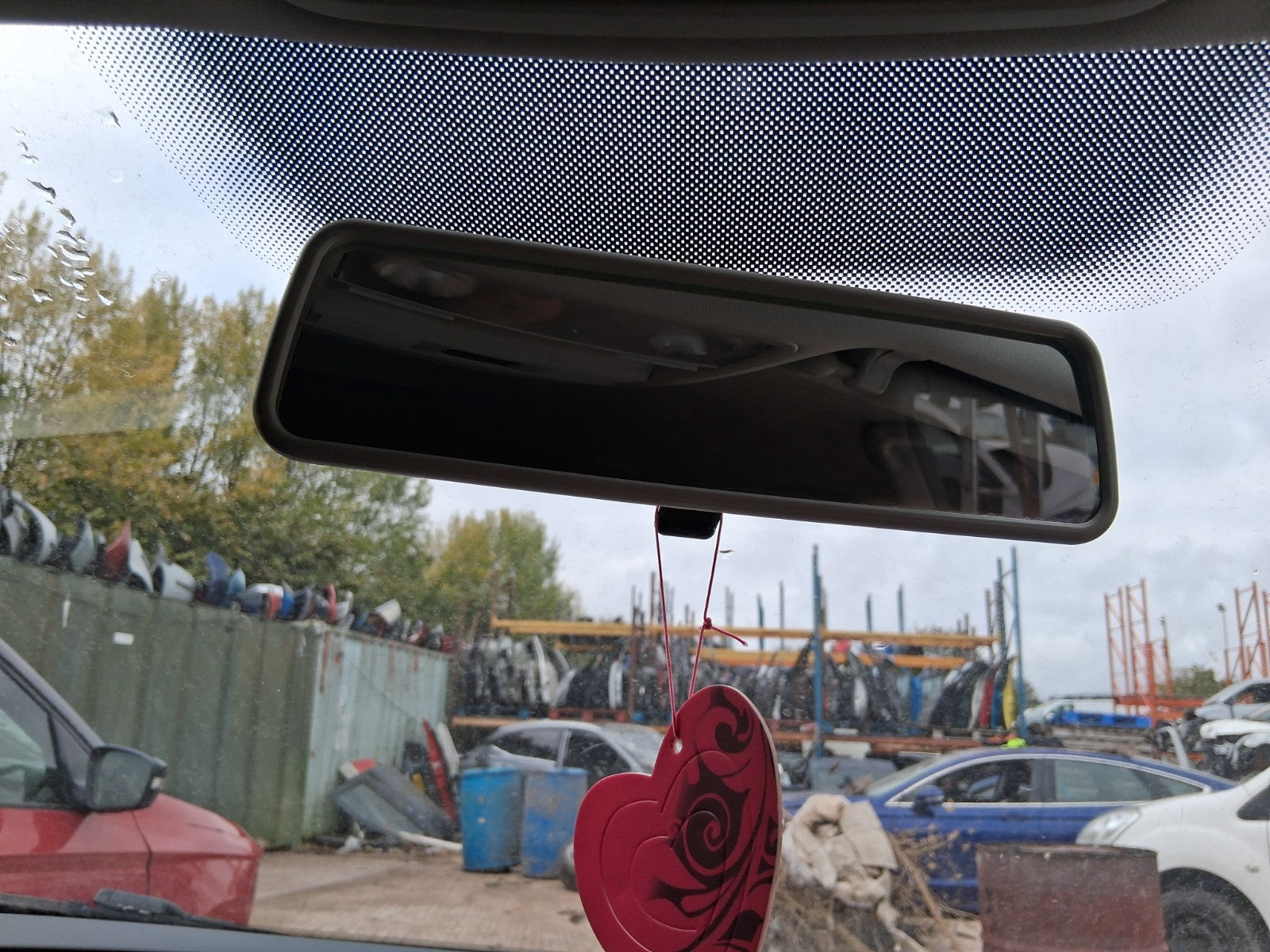 2014 VW VOLKSWAGEN PASSAT B7 INTERIOR REAR VIEW MIRROR