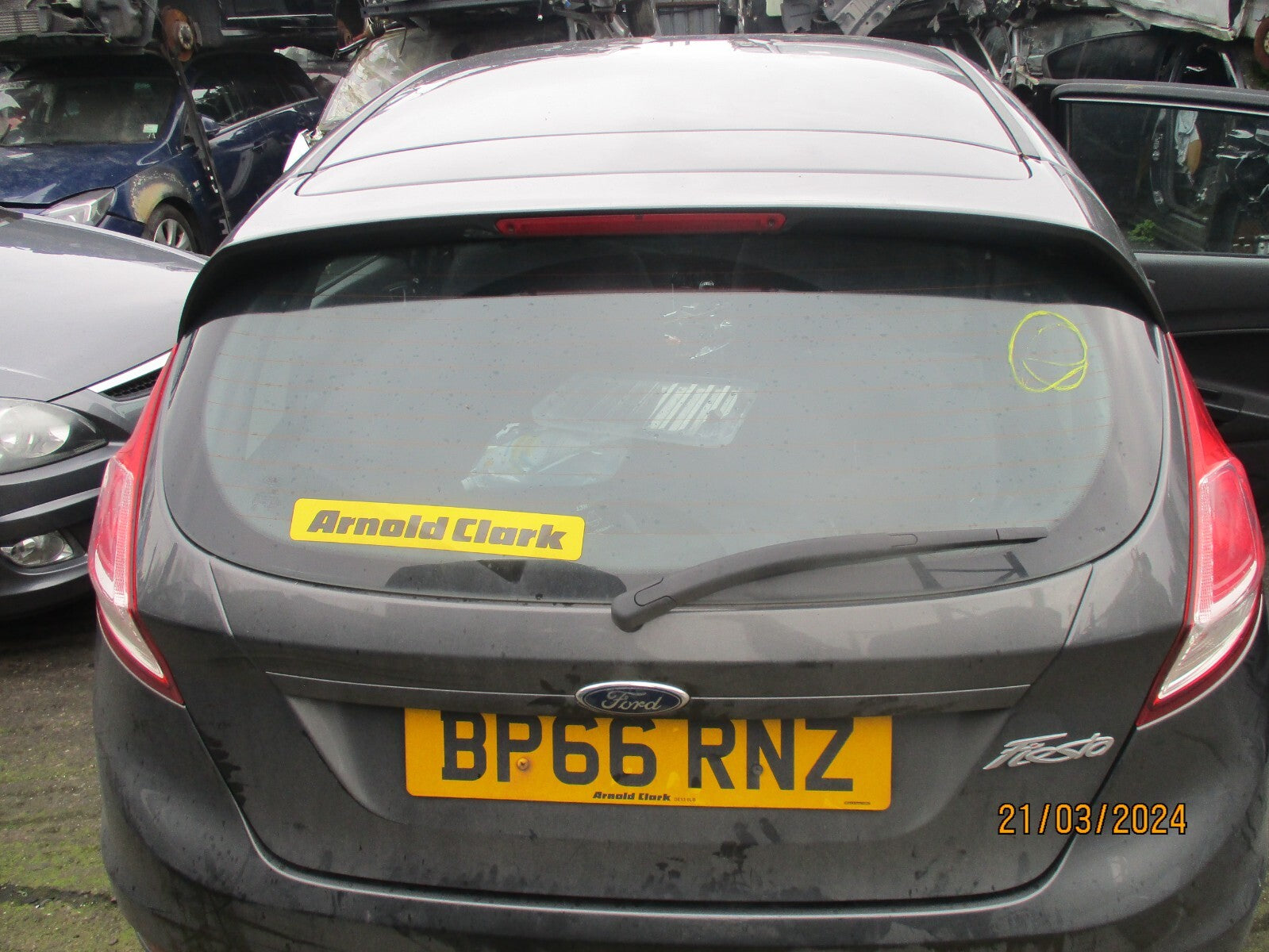 FORD FIESTA MK7 2016 OSF DRIVER SIDE FRONT ELECTRIC WINDOW SWITCH