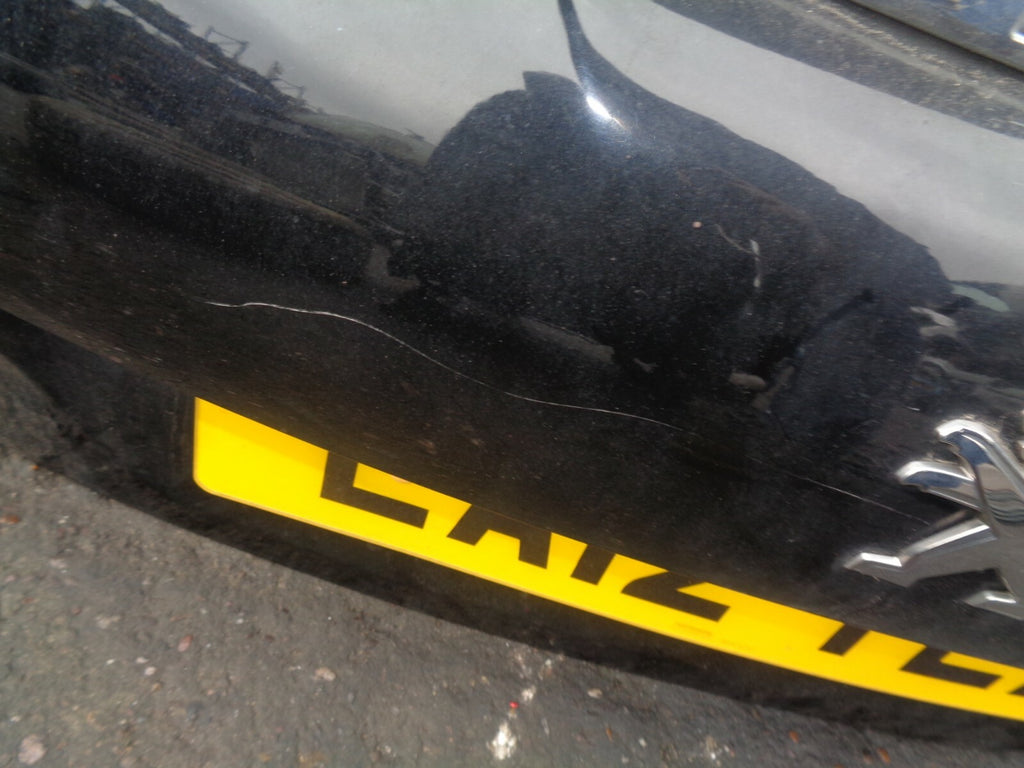 PEUGEOT 208 2012 5 DOOR REAR COMPLETE TAILGATE BOOTLID BLACK