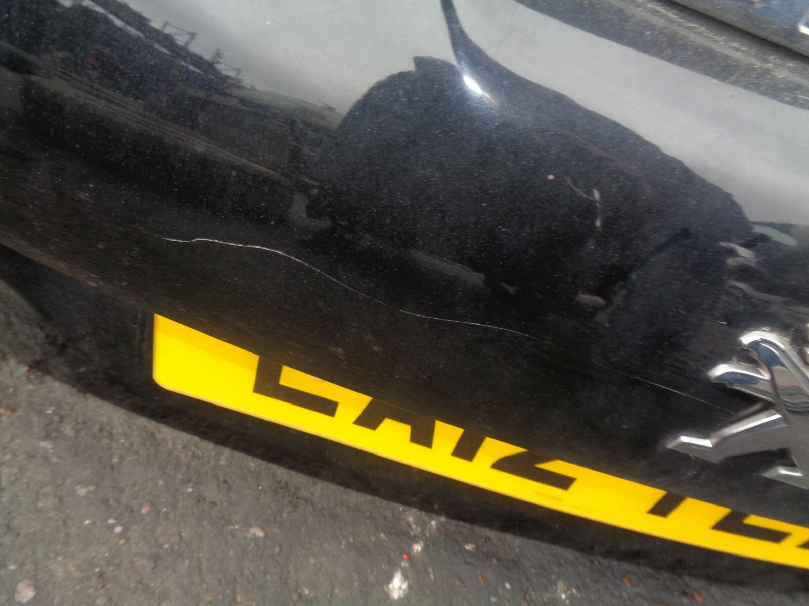 PEUGEOT 208 2012 5 DOOR REAR COMPLETE TAILGATE BOOTLID BLACK
