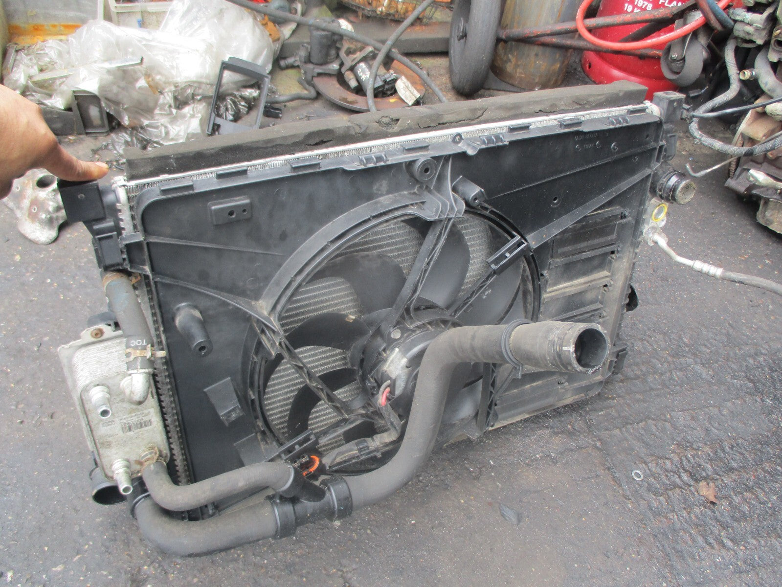 2014 FORD MONDEO MK4 2.0 TDCI AUTO RADIATOR PACK INTERCOOLER 6G919J440AF