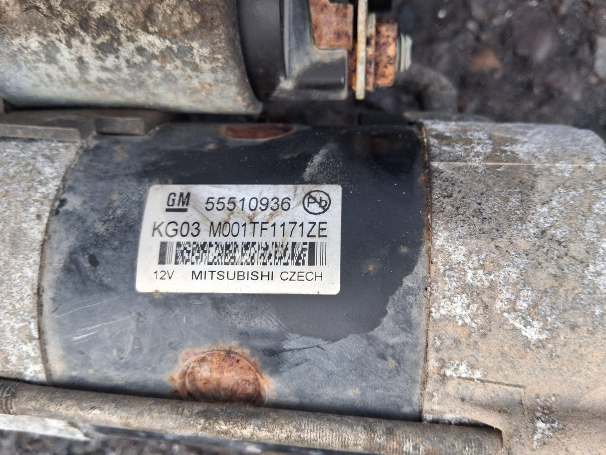 2019 VAUXHALL ASTRA K 1.6 DIESEL STARTER MOTOR 55510936