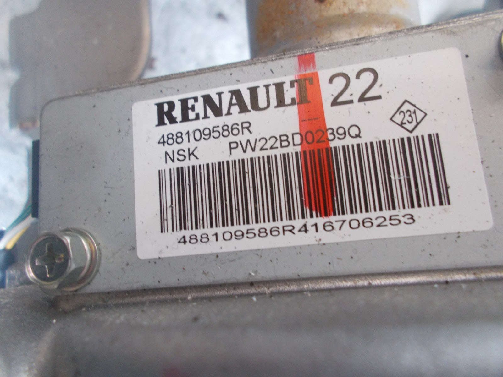RENAULT KADJAR HA (MK1) 2015-2018 PAS POWER STEERING COLUMN 488109586R