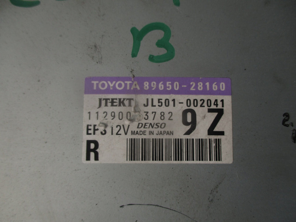 2013 TOYOTA ESTIMA POWER STEERING COMPUTER MODULE 8965028160