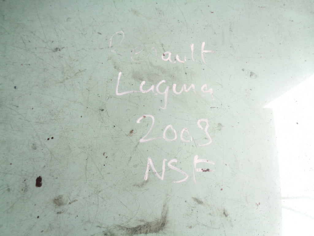 RENAULT LUGUNA 2003 NS PASSENGER SIDE DOOR WINDOW GLASS