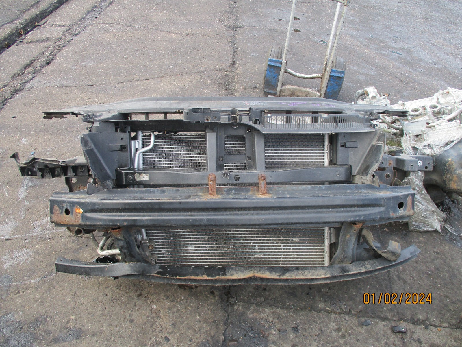 VW VOLKSWAGEN PASSAT B6 2008 1.9 TDI FRONT SLAM PANEL RADIATOR RADPACK RP 23