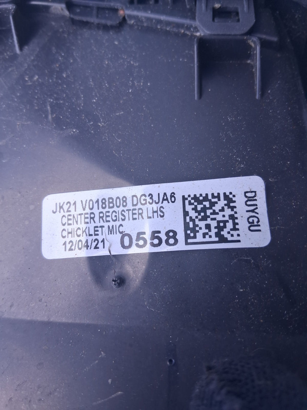 2021 FORD TRANSIT 350 MK8 DASHBOARD TRIM PANEL WITH AIR VENTS JK2118835