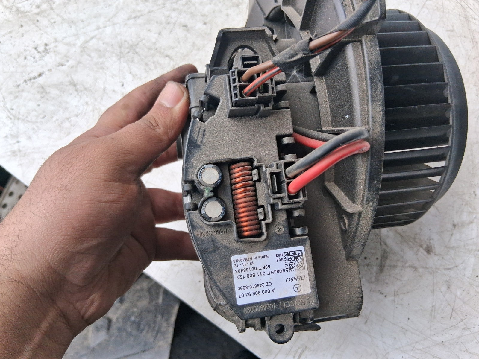 2021 MERCEDES BENZ SPRINTER W907 HEATER BLOWER MOTOR FAN A0008308002