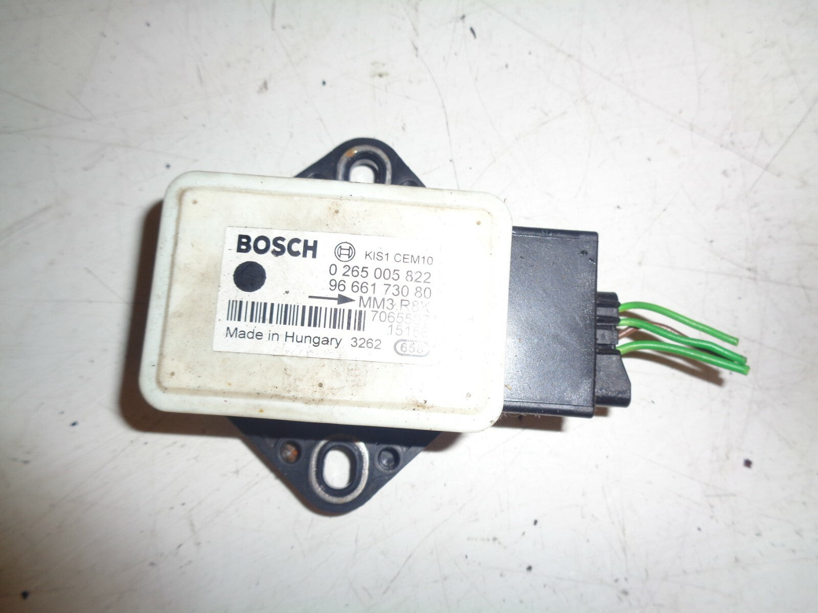 PEUGEOT PARTNER 2016 ESP CONTROL UNIT DUO SENSOR 9666173080