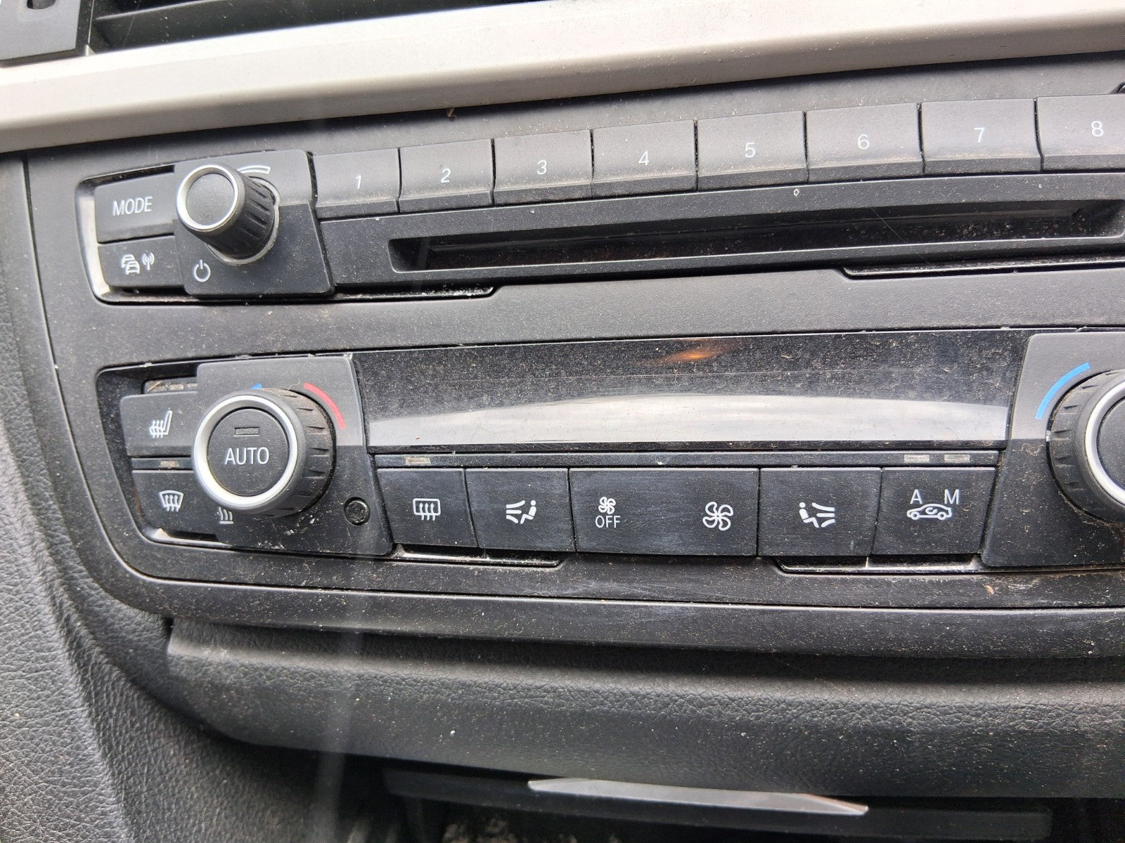 2015 BMW 3 SERIES F30 ESTATE AC HEATER CLIMATE CONTROL SWITCH PANEL
