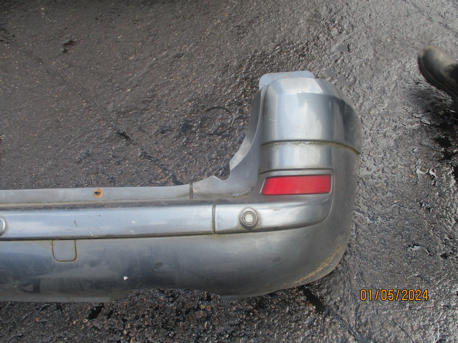 CITROEN C8 MK2 2007 REAR COMPLETE BUMPER GREY
