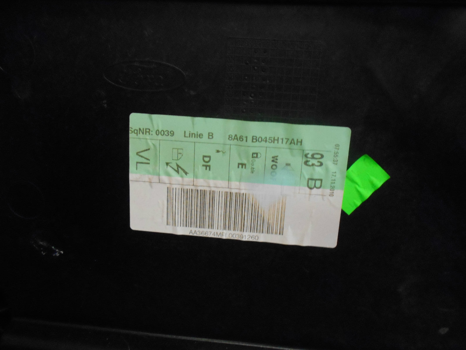 FORD FIESTA MK7 2010 3 DOOR NS PASSENGER DOOR REGULATOR MOTOR 8A61-14A389-A
