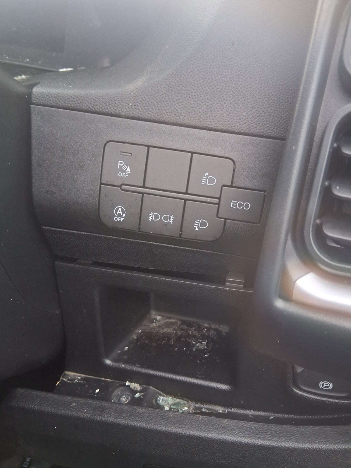 2025 FIAT DUCATO MK3 HIGH ROOF HEADLIGHT ADJUSTER ECO SWITCH BUTTON PANEL