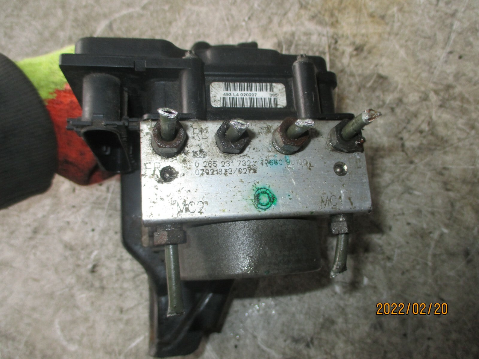 NISSAN NOTE 2008 MK1 ABS PUMP MODULATOR 476609U100