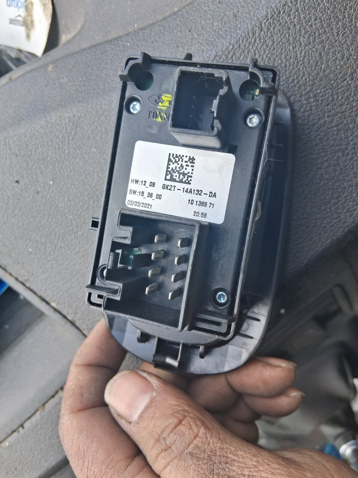 2021 FORD TRANSIT MK8 350 OSF DRIVER SIDE FRONT WINDOW SWITCH GK2T14A132DA