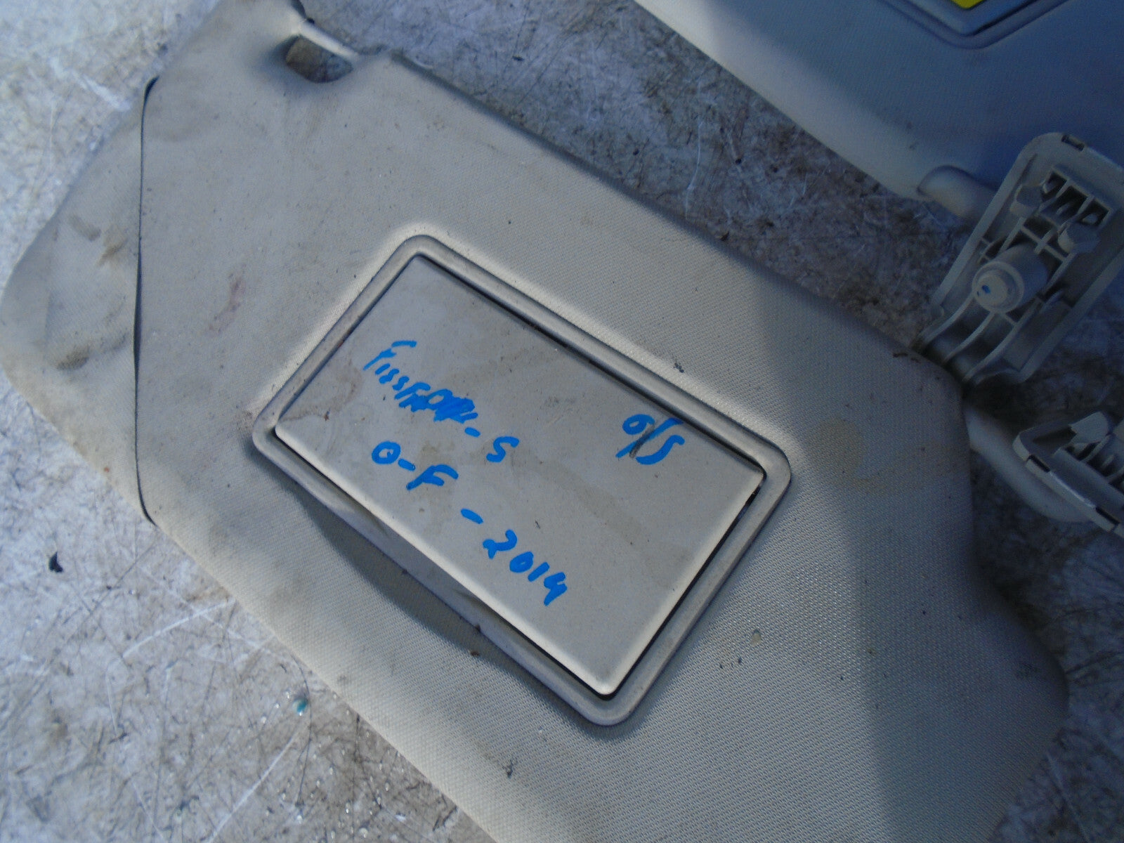 FORD FIESTA MK7 2014 FRONT SUN VISOR DRIVER PASSENGER SIDE