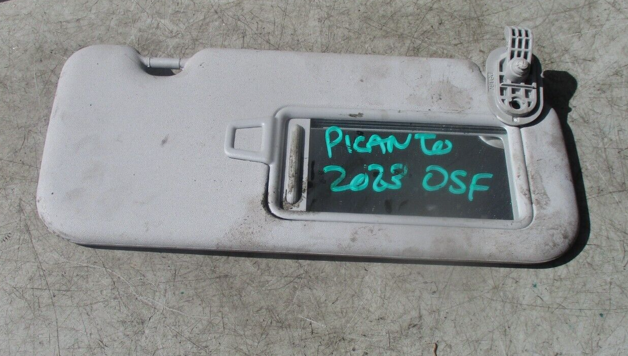 2023 KIA PICANTO OSF DRIVERS SIDE FRONT RIGHT SUN VISOR