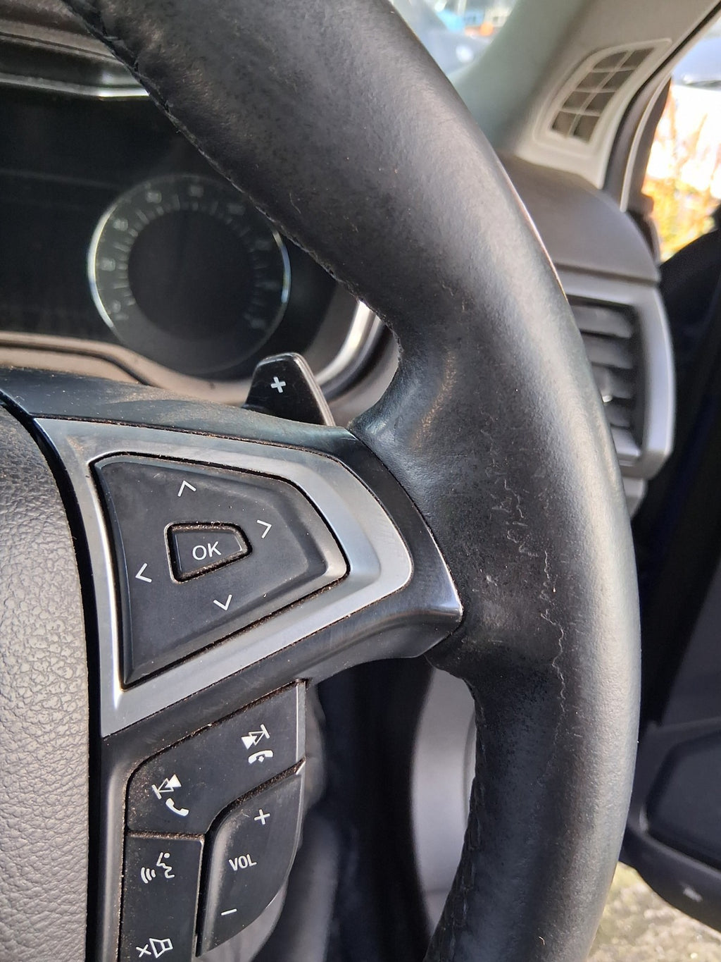 2016 FORD MONDEO MK5 HATCHBACK MULTIFUNCTIONAL STEERING WHEEL WITHOUT AIRBAG
