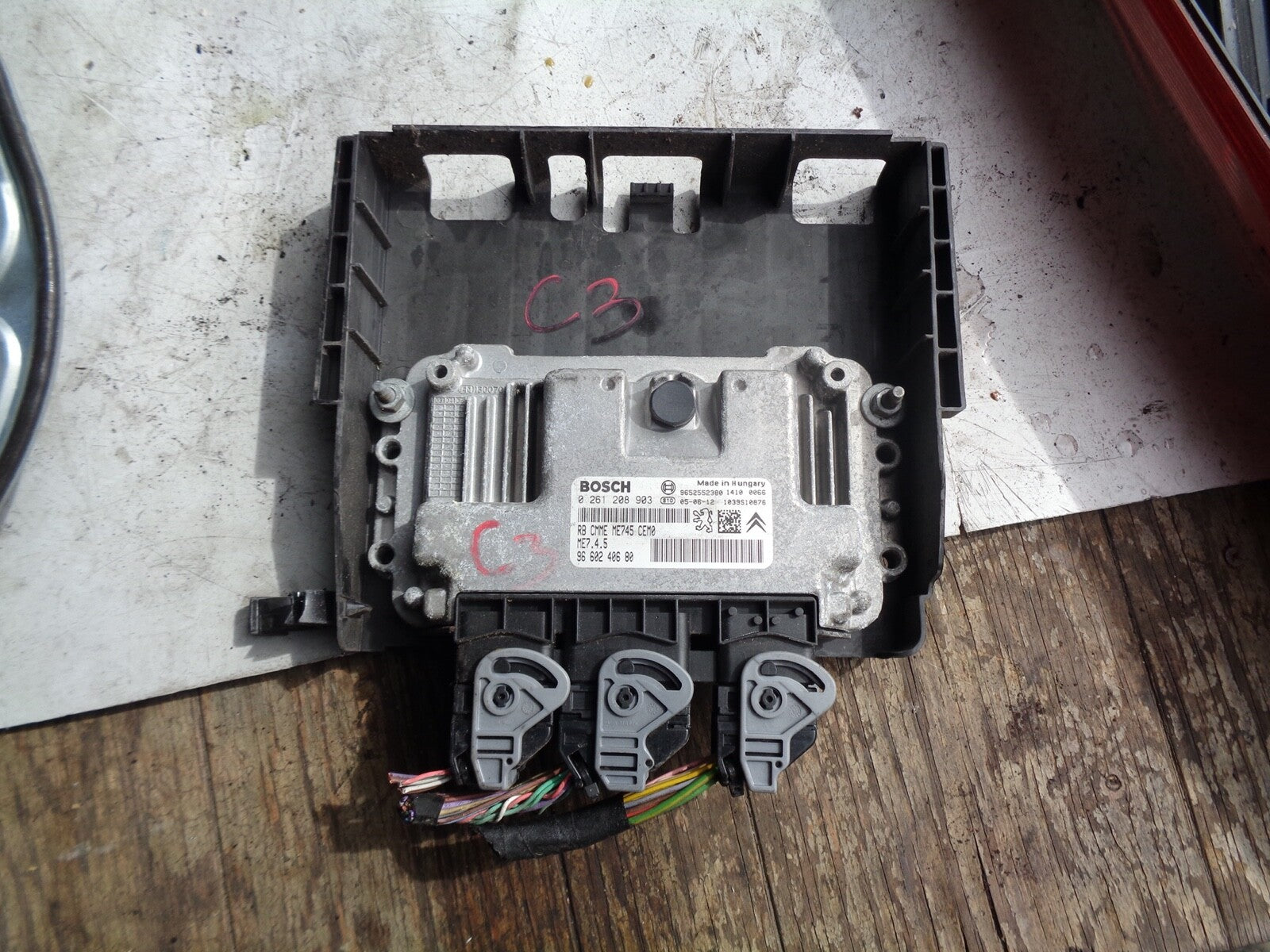 CITROEN C3 2008 1.4 HDI ECU ENGINE CONTROL UNIT 0 261 208 903