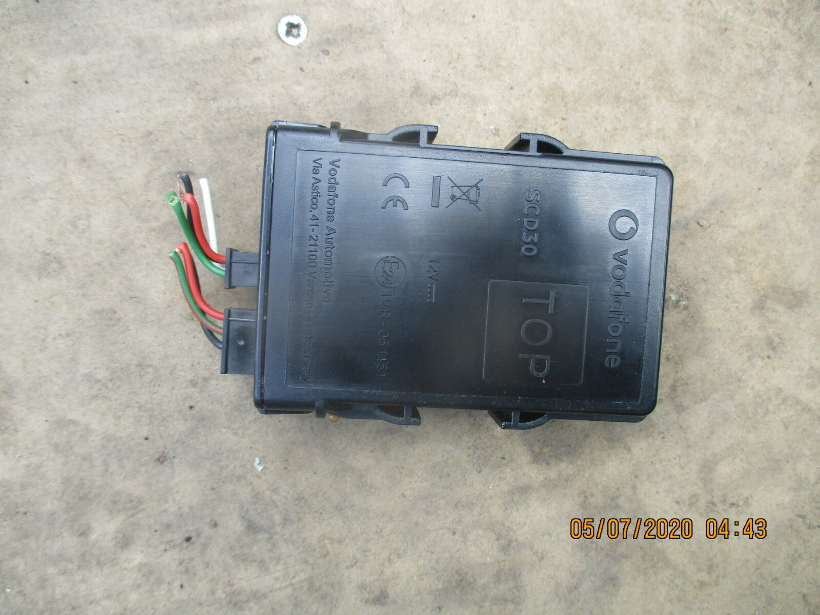 PEUGEOT 108 MK2 2014 1.0 PETROL THEFT WARNING MODULE COBRA 223 110R 051151
