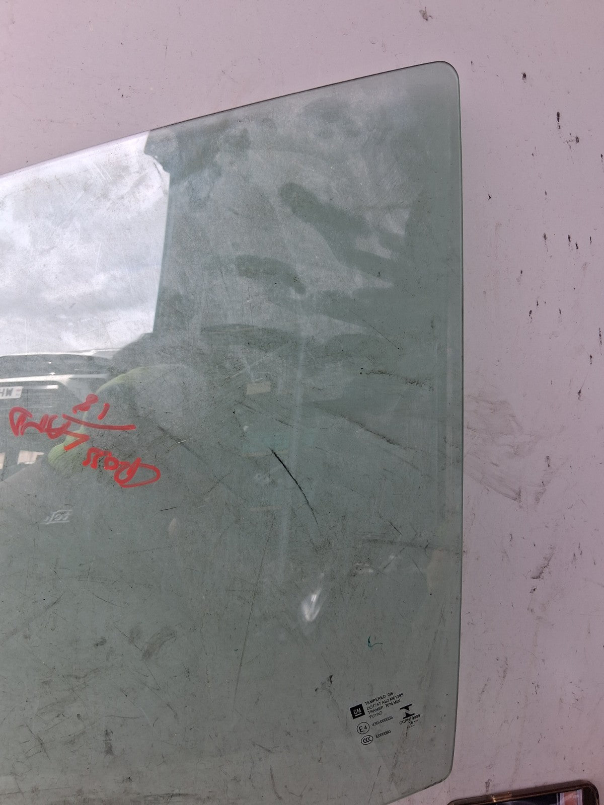 VAUXHALL CROSSLAND X 2018 NSF PASSENGER SIDE FRONT LEFT WINDOW GLASS