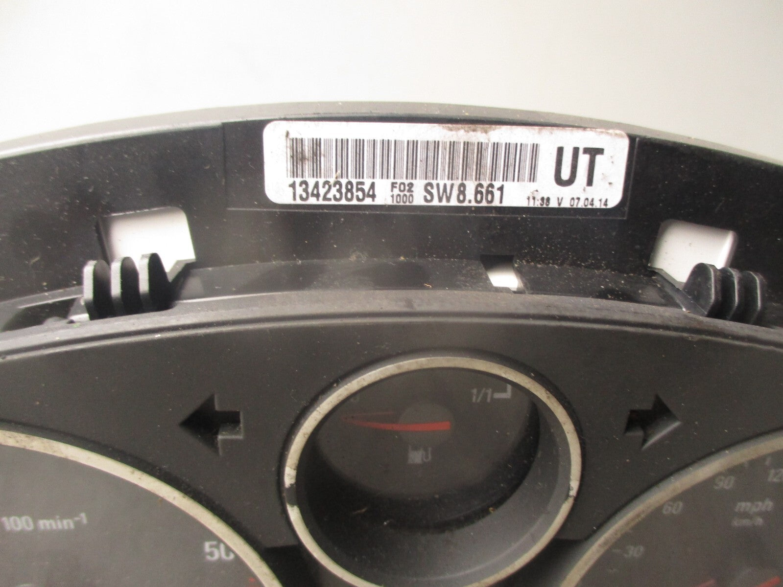 2014 VAUXHALL ZAFIRA B SPEEDO CLUSTER METER 13423854