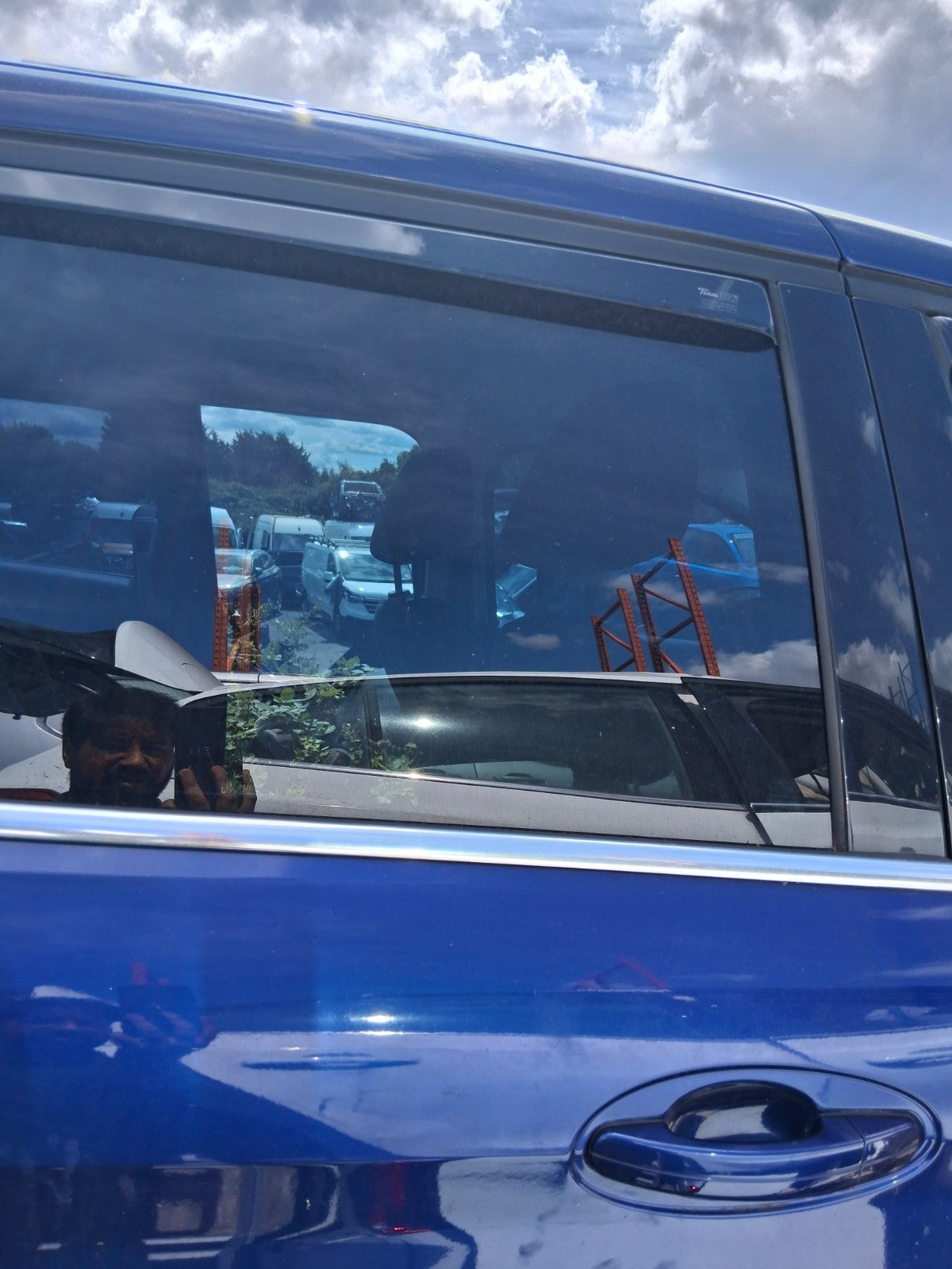 2015 FORD GRAND C MAX MK2 OSR DRIVER SIDE REAR RIGHT WINDOW GLASS