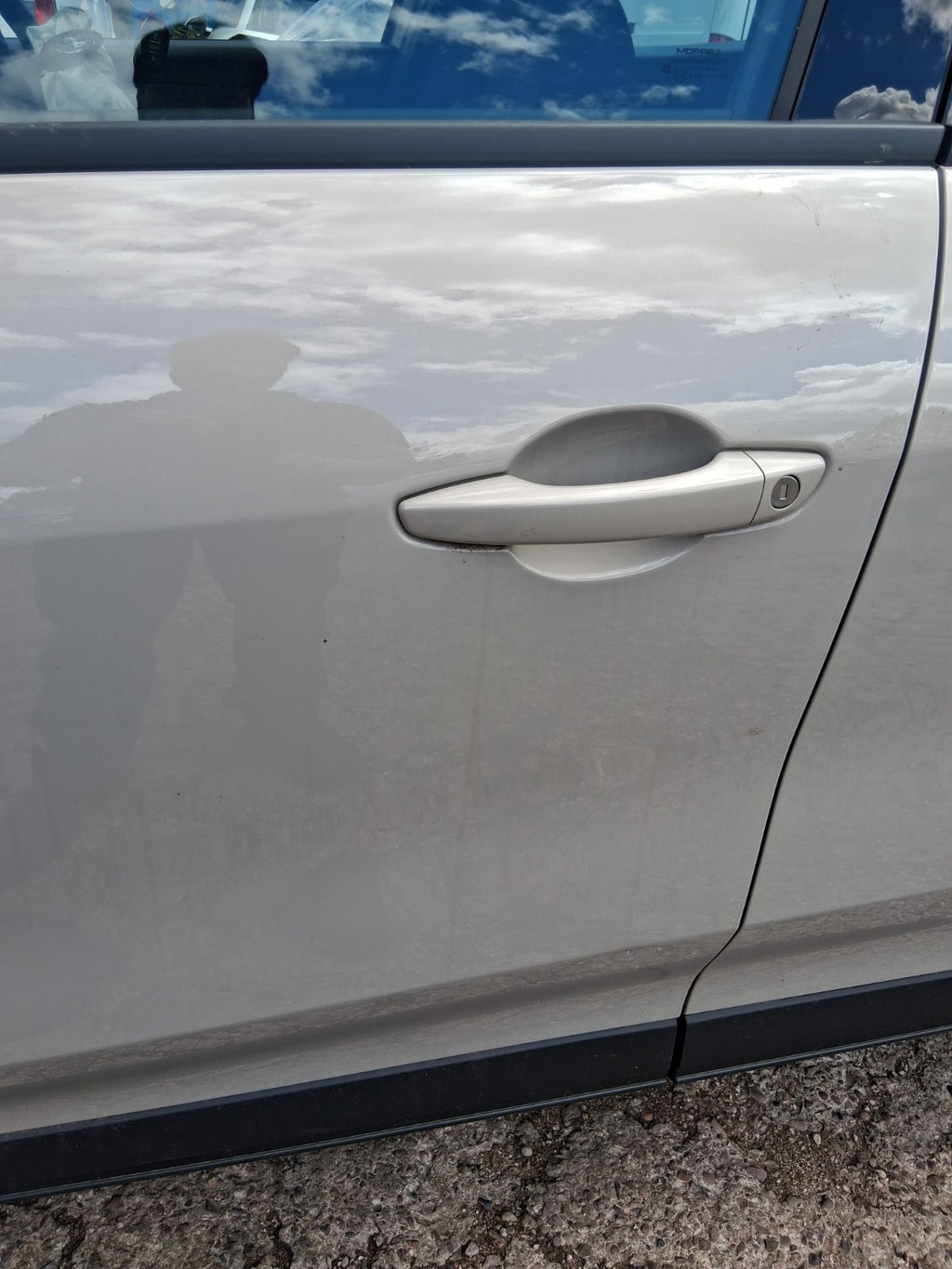 2025 ALFA ROMEO JUNIOR NSF PASSENGER FRONT EXTERIOR DOOR HANDLE LIPARI GREY 640