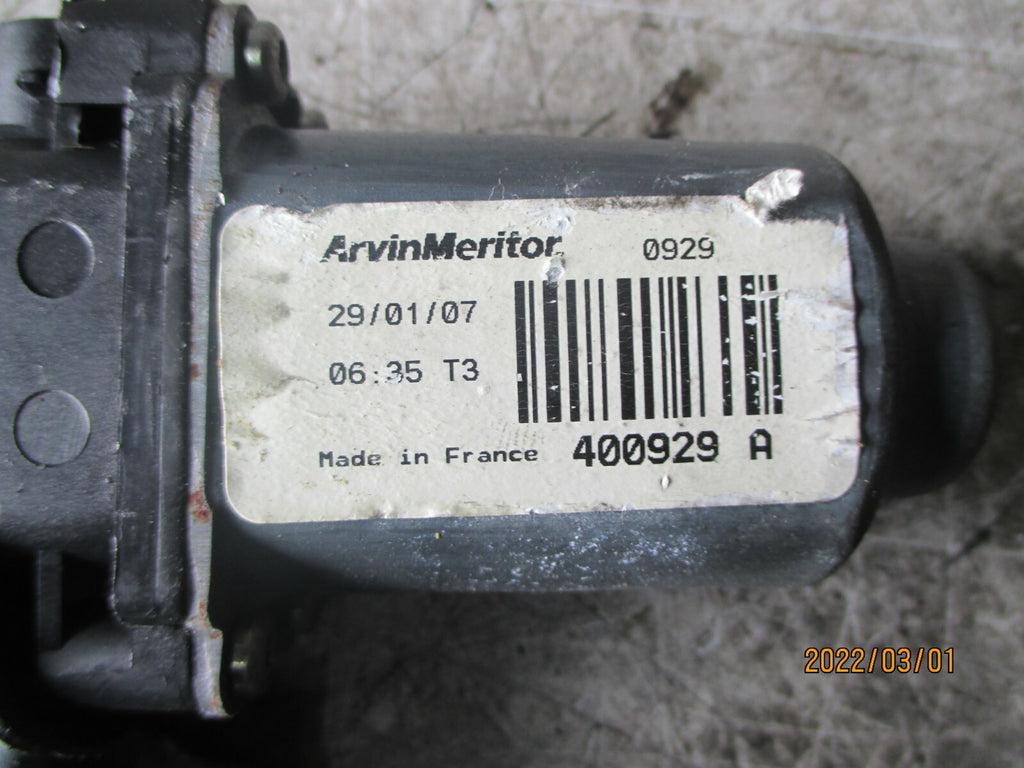 NISSAN NOTE 2008 MK1 E11 OSR DRIVER SIDE REAR WINDOW MOTOR REGULATOR 400929 A