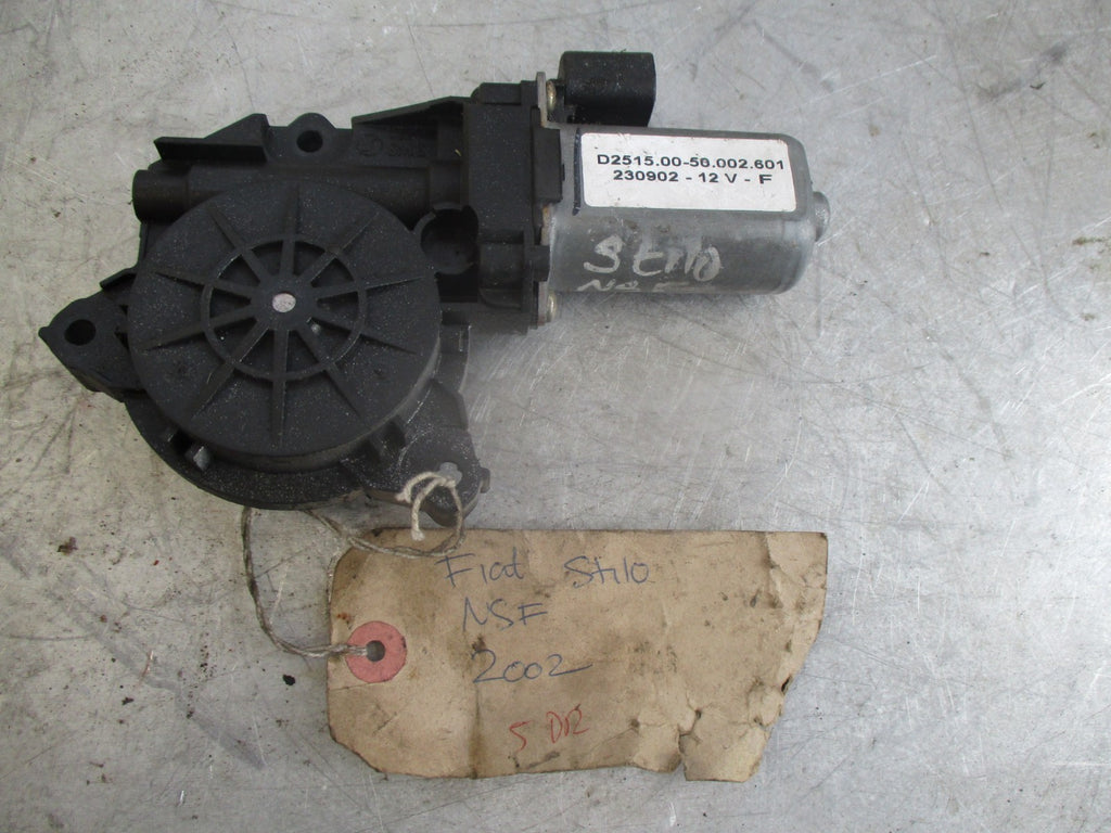 FIAT STILO 192 2002 NSF PASSENGER SIDE FRONT ELECTRIC WINDOW MOTOR ONLY 230902