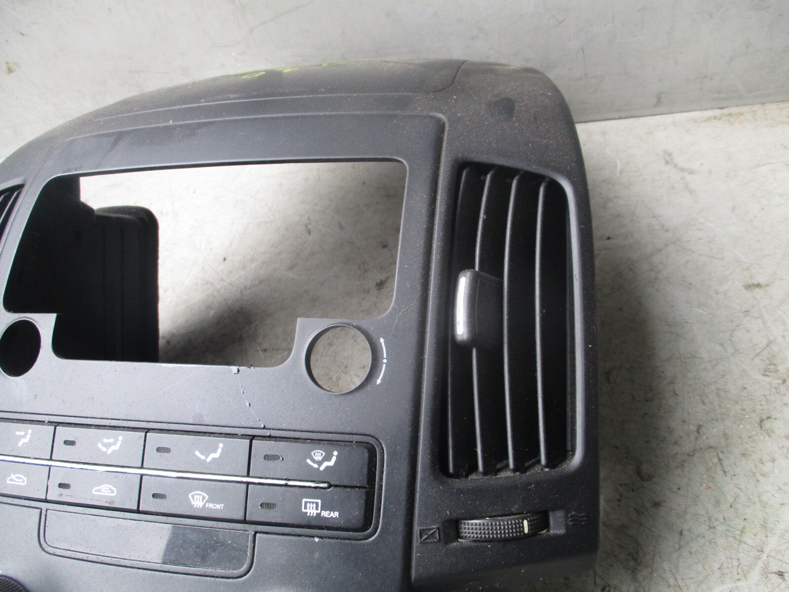 2009 HYUNDAI I30 HEATER CLIMATE CONTROL WITH AIR VENT TRIM U0789448
