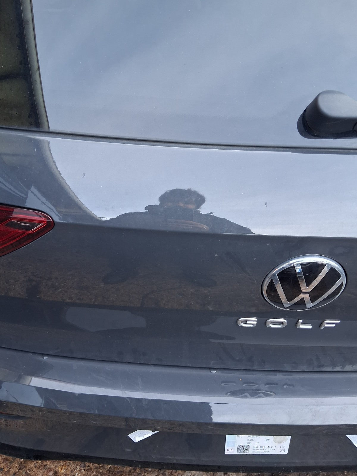 2024 VW VOLKSWAGEN GOLF MK8 R LINE BARE TAILGATE BOOTLID URANO GREY LI7F