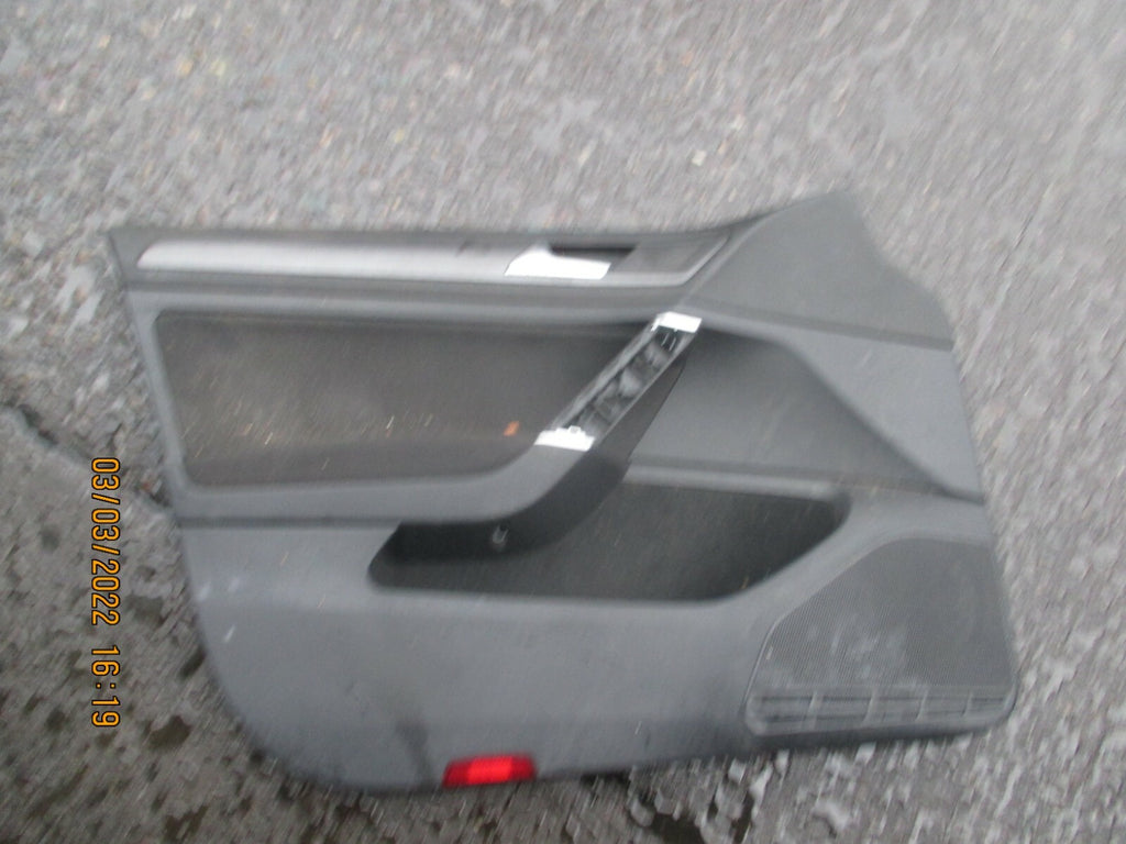 VOLKSWAGEN GOLF 2018 MK7 5DR NSF PASSENGER SIDE FRONT DOOR CARD