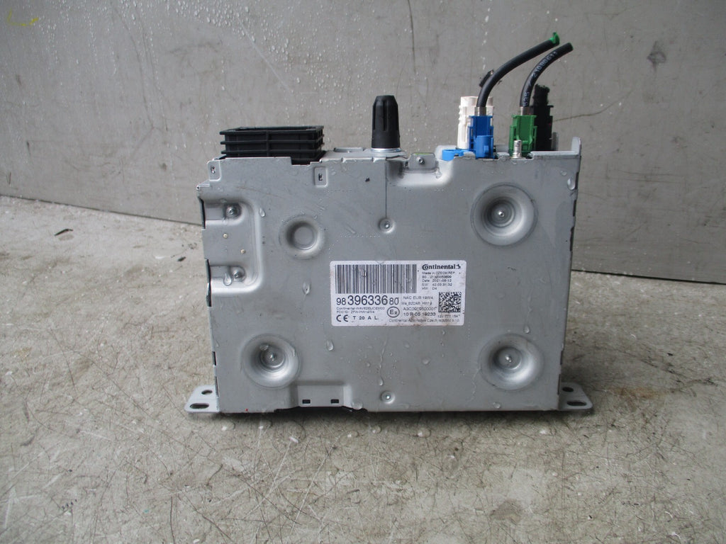 2021 CITROEN BERLINGO RADIO SAT NAV HEAD UNIT 9839633680
