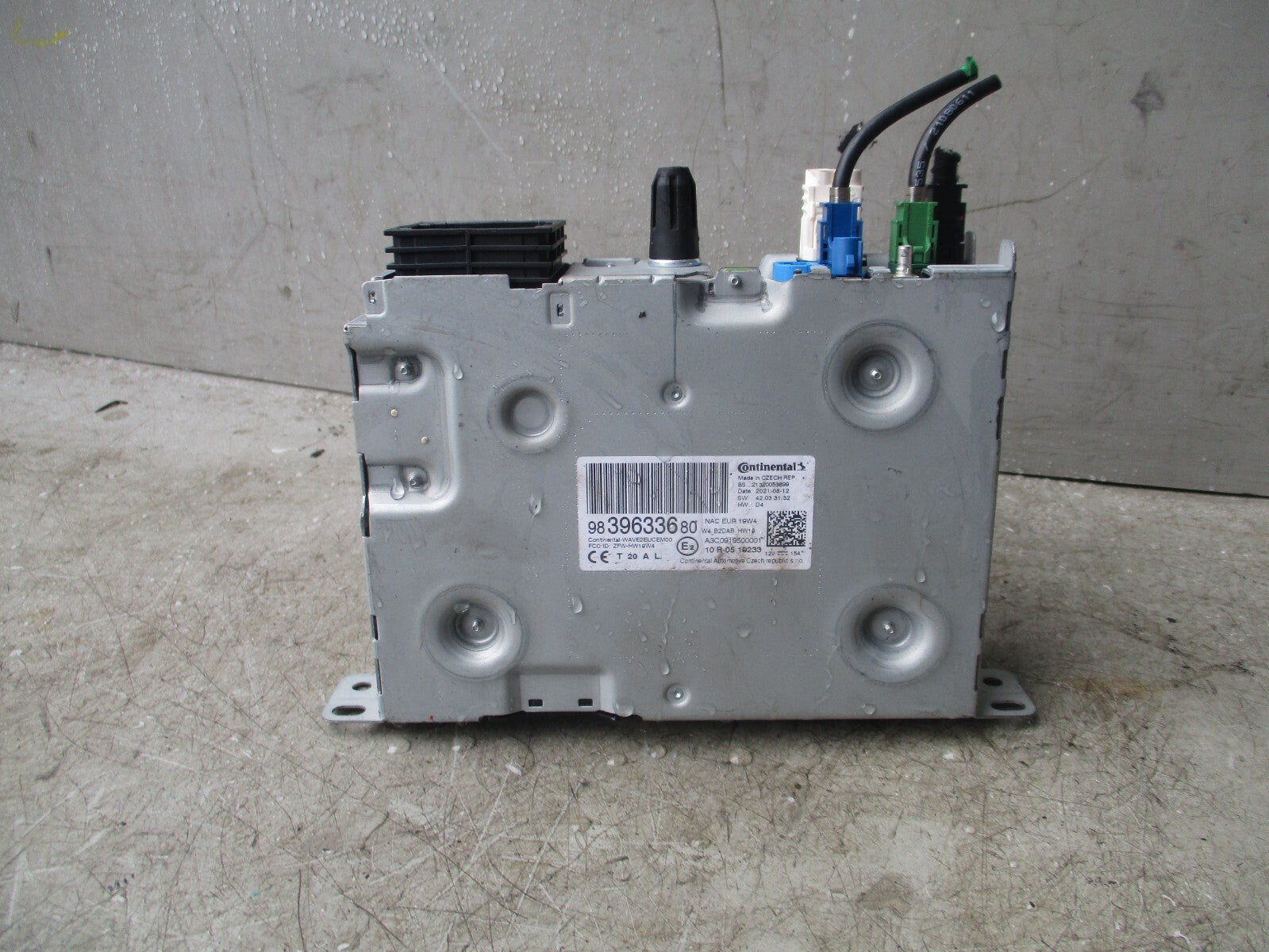 2021 CITROEN BERLINGO RADIO SAT NAV HEAD UNIT 9839633680