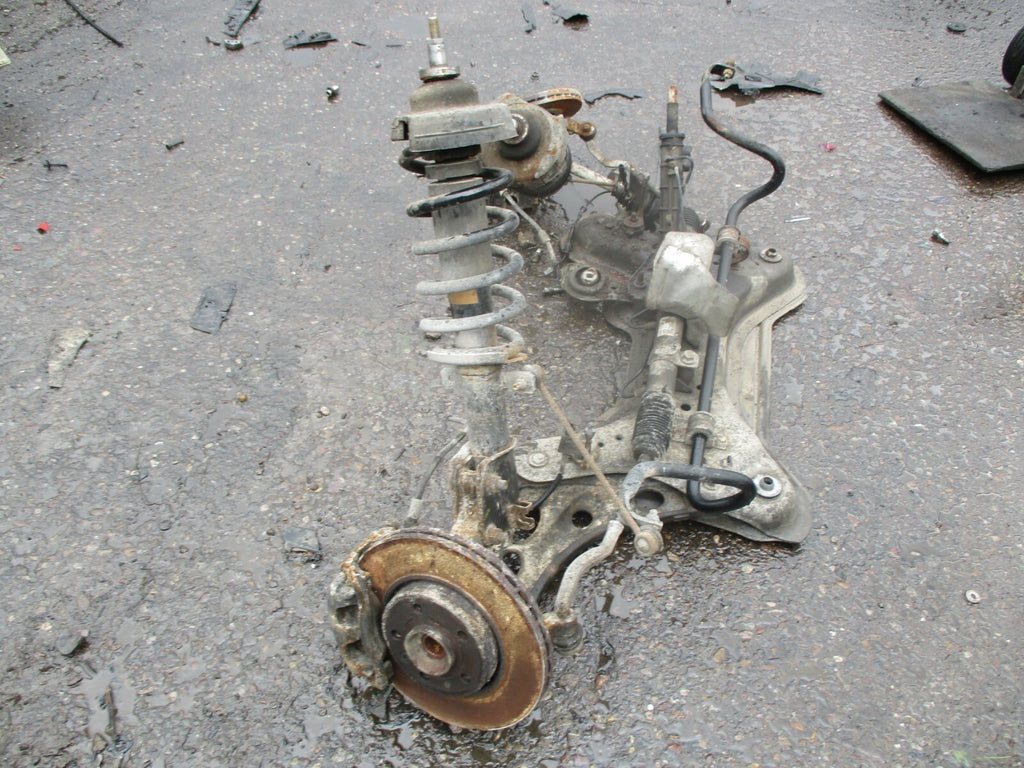 RENAULT TRAFIC 2.0 DCI 2014 MK2 COMPLETE FRONT AXLE LEGS HUBS CALIPER SUB FRAME