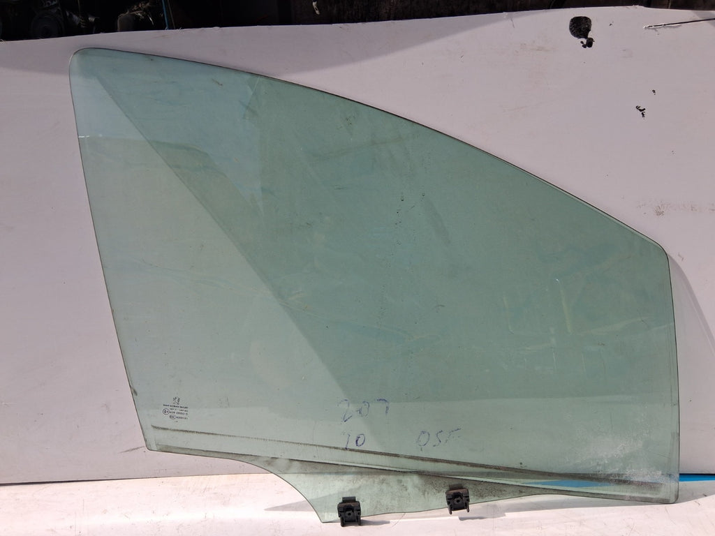 2010 PEUGEOT 207 HATCHBACK OSF DRIVER SIDE FRONT RIGHT WINDOW GLASS