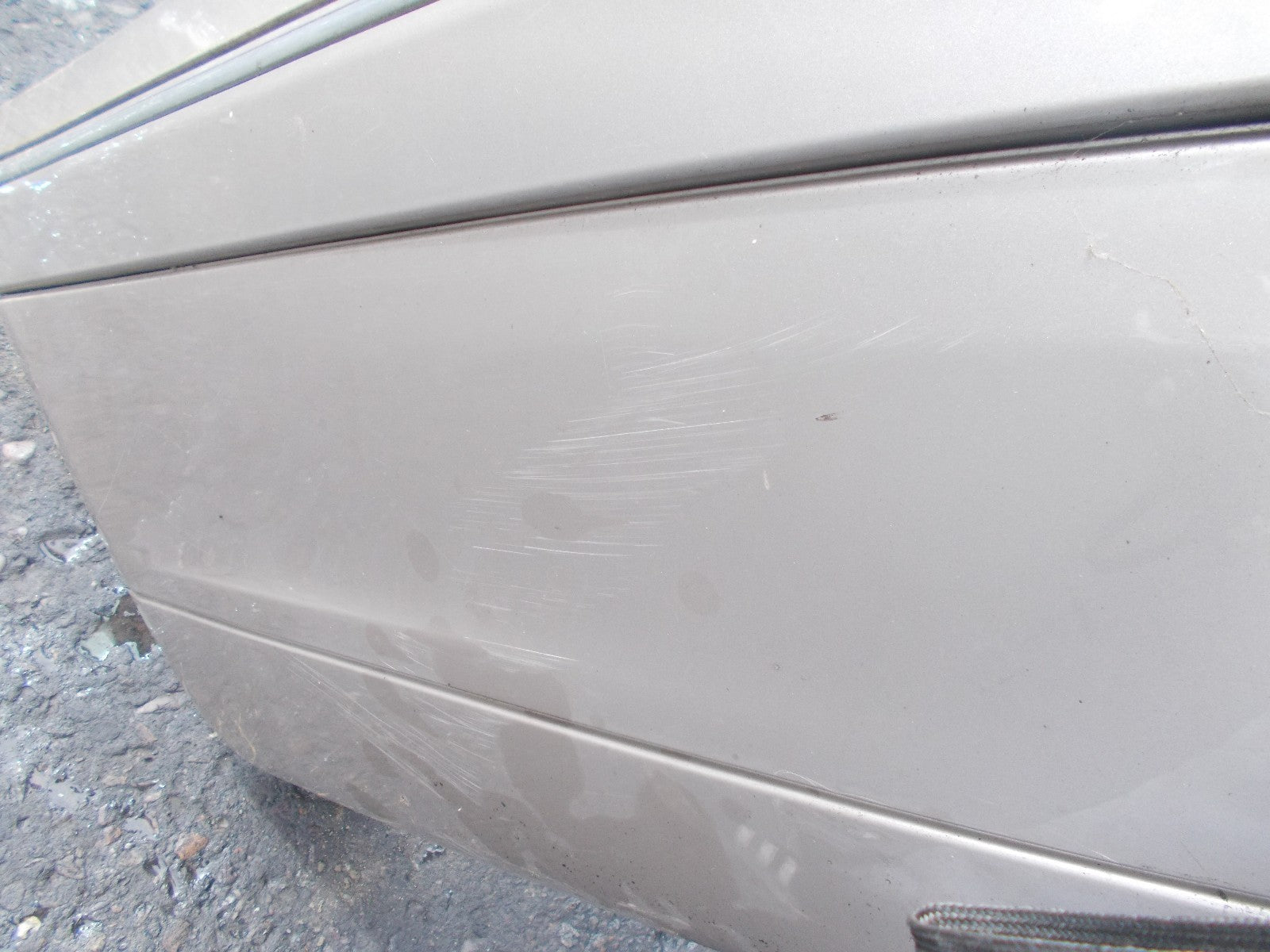 MERCEDES C CLASS C270 2001 REAR BUMPER GOLD