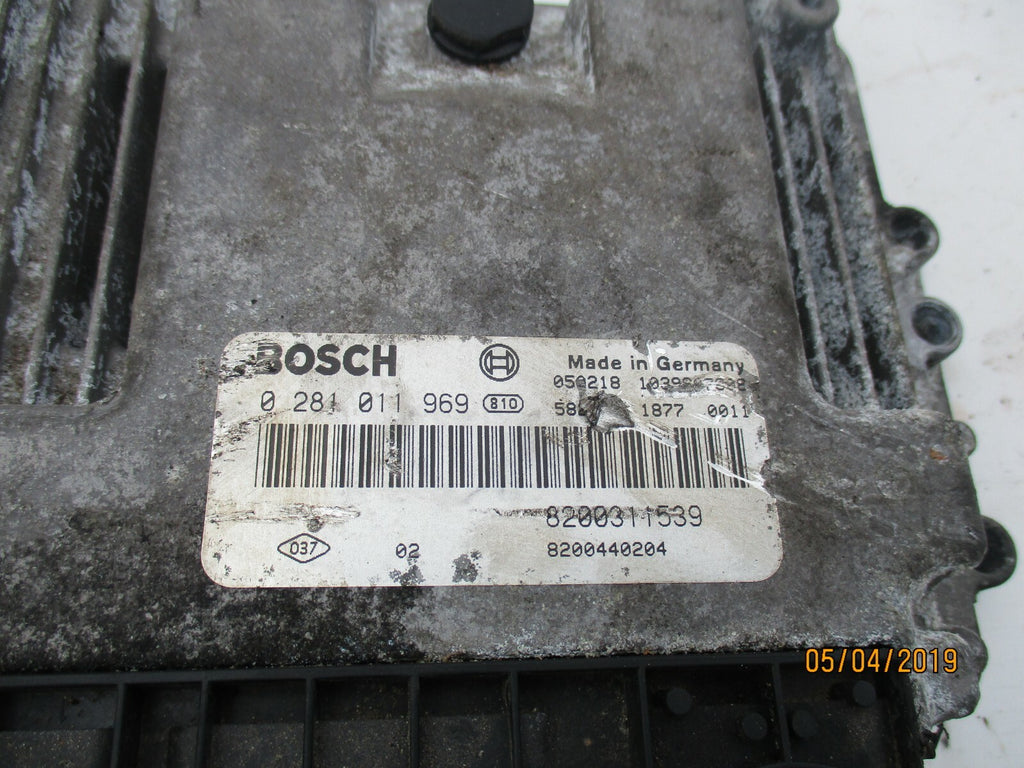 RENAULT LAGUNA MK2 1.9 DCI ENGINE CONTROL UNIT ECU MODULE 8200440204