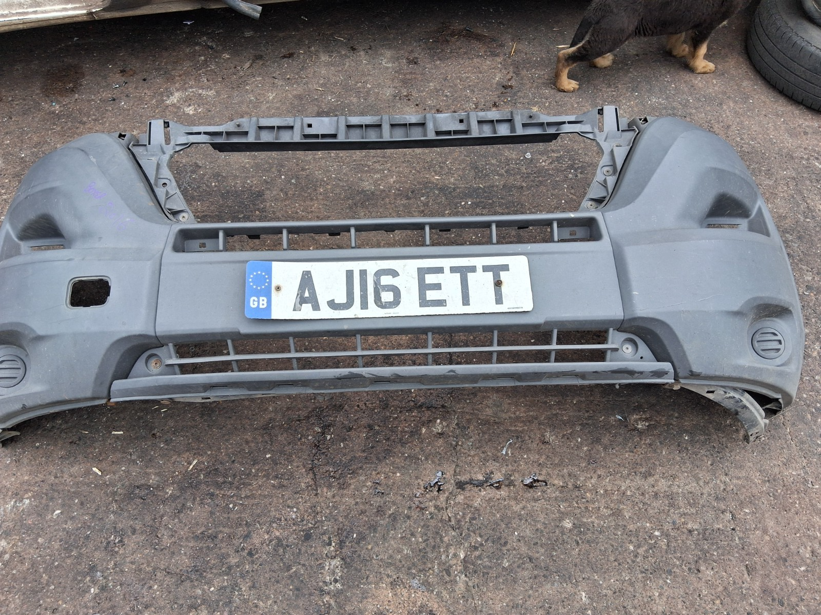 2016 PEUGEOT BOXER MK3 COMPLETE FRONT BUMPER WITHOUT GRILL