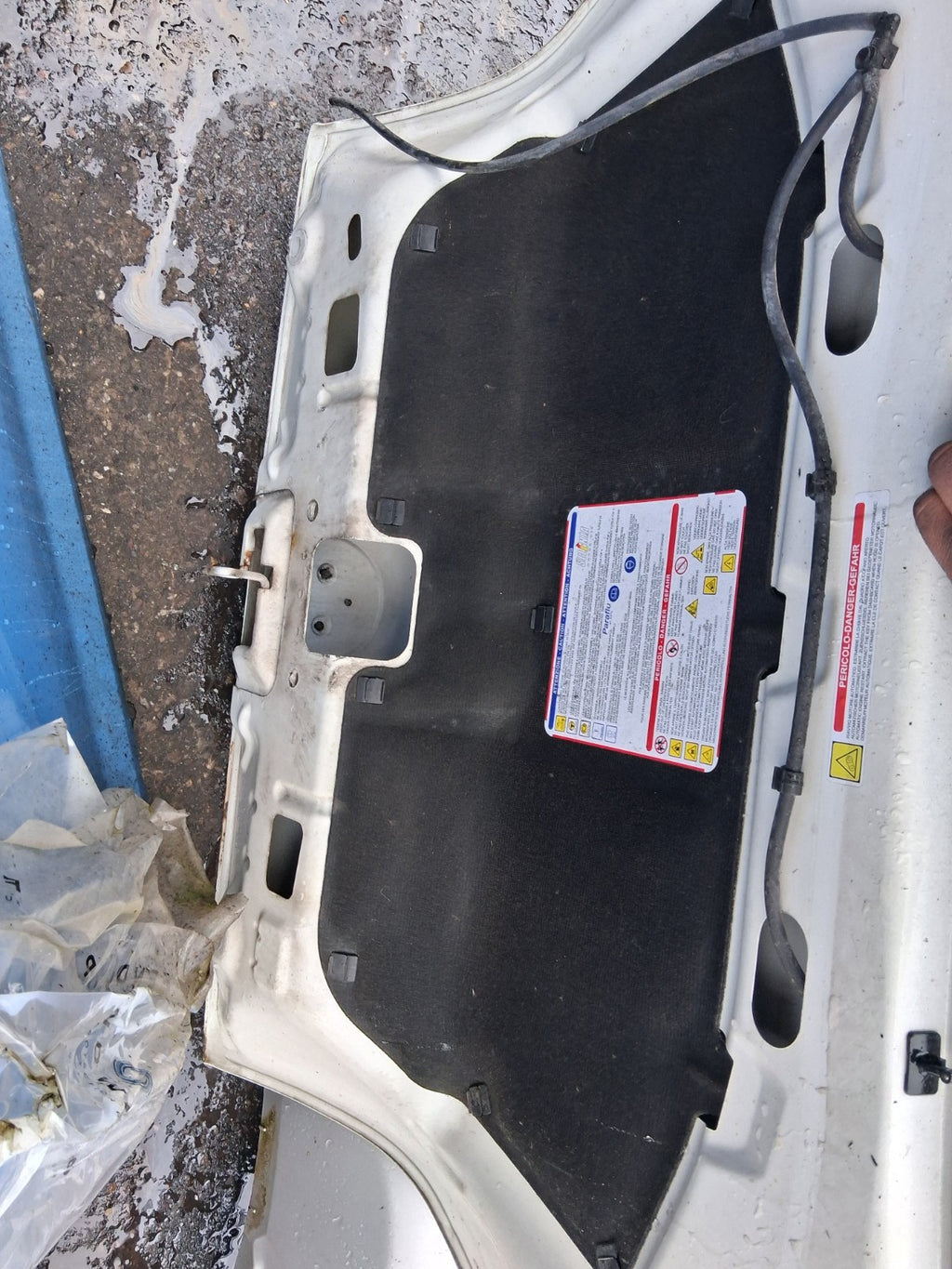 2021 FIAT FIORINO MK3 FRONT BONNET HOOD PANEL WHITE