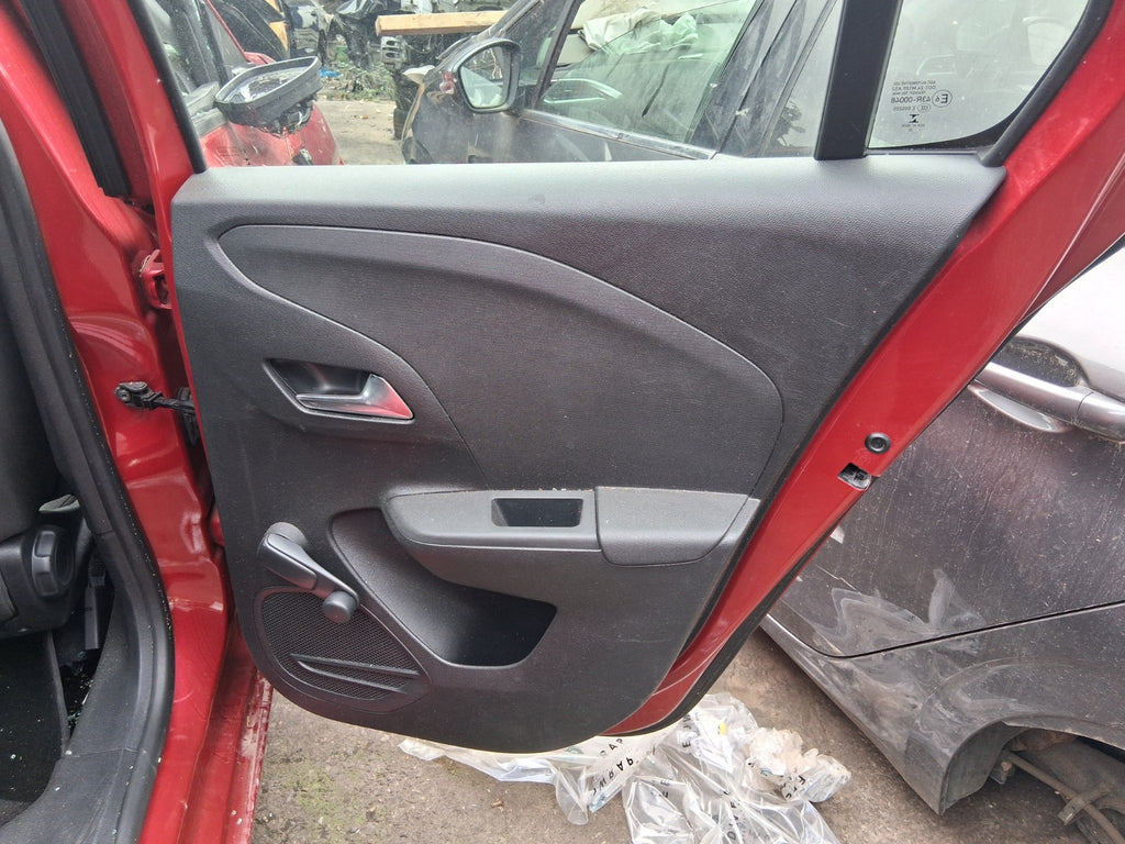 2020 VAUXHALL CORSA F HATCH OSR DRIVER SIDE REAR DOOR CARD PANEL