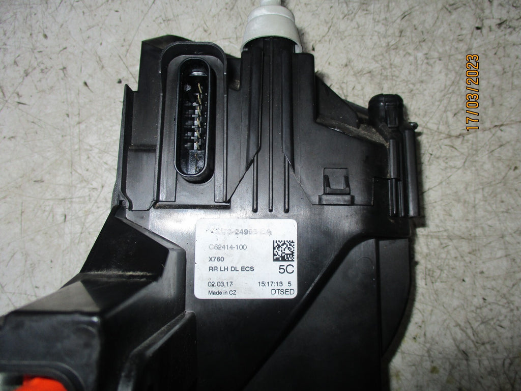 JAGUAR XE 2017 NSR PASSENGER SIDE REAR DOOR LOCK MECHANISM HX7324995CA