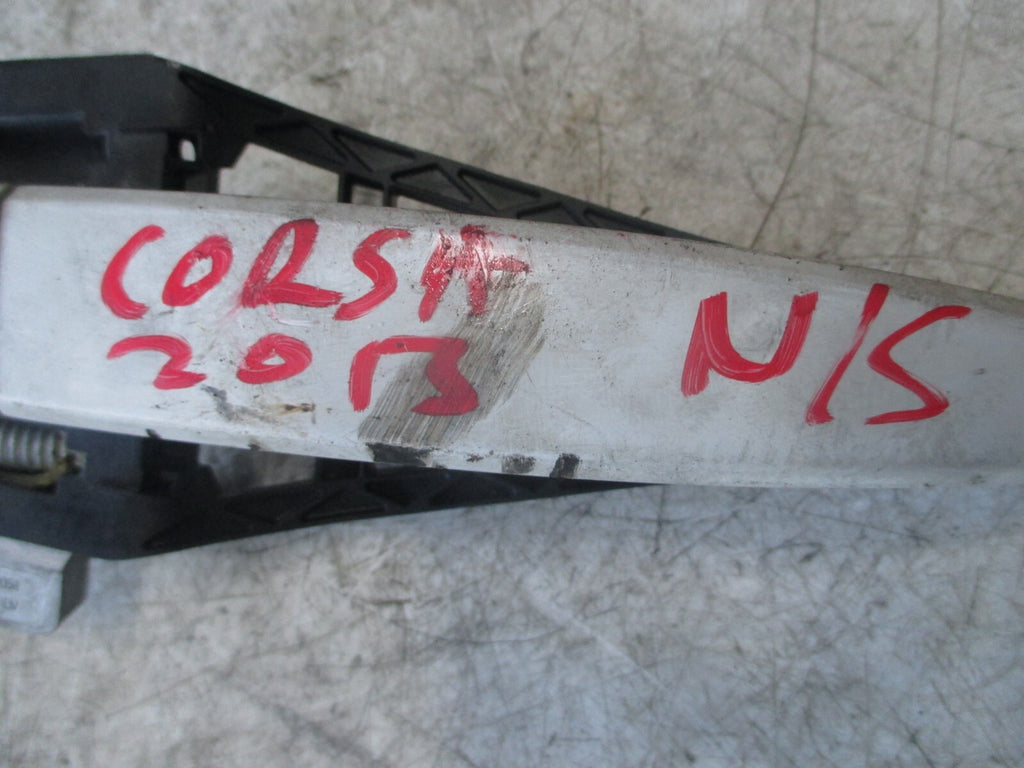VAUXHALL CORSA D 2013 NSF PASSENGER SIDE FRONT DOOR HANDLE WHITE