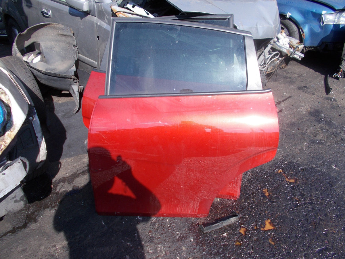 SEAT LEON MK2 1P NSR PASSENGER SIDE REAR DOOR RUBY RED PEARL LS3X